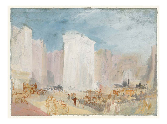 Paris, The Porte St-Denis, 1833 by John Mallord William Turner RA