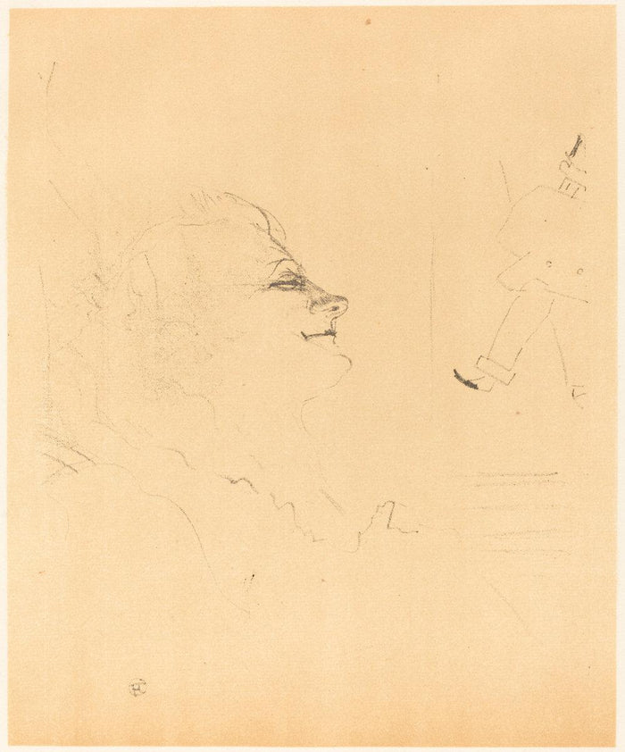 Henri de Toulouse-Lautrec:Pessima,16x12