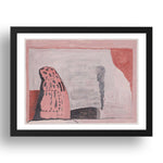 Philip Guston: Untitled (2), modernist artwork, A3 Size Reproduction Poster Print in 17x13" Black Frame