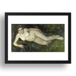 Pierre Auguste Renoir: A Nymph by a Stream, Poster in 17x13"(A3) Frame