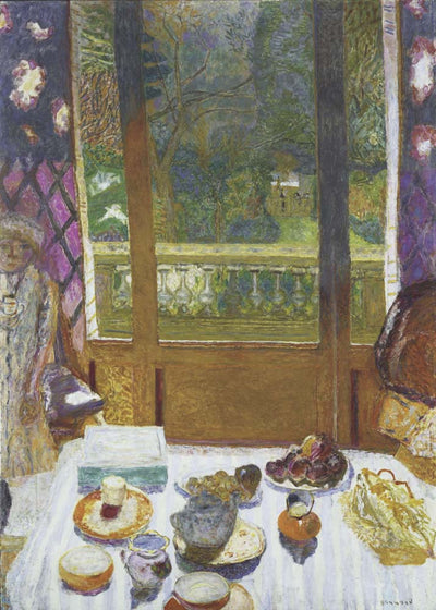 Pierre Bonnard - Dining Room Overlooking the Garden, vintage art, modern poster print