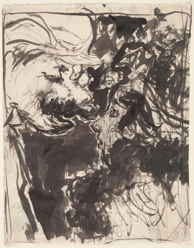 Pierre Bonnard - Study for the lithograph Conversation, vintage art, modern poster print