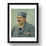 Portrait of a Restaurant Owner, possibly Lucien Martin: Vincent van Gogh, Poster in 17x13"(A3) Frame