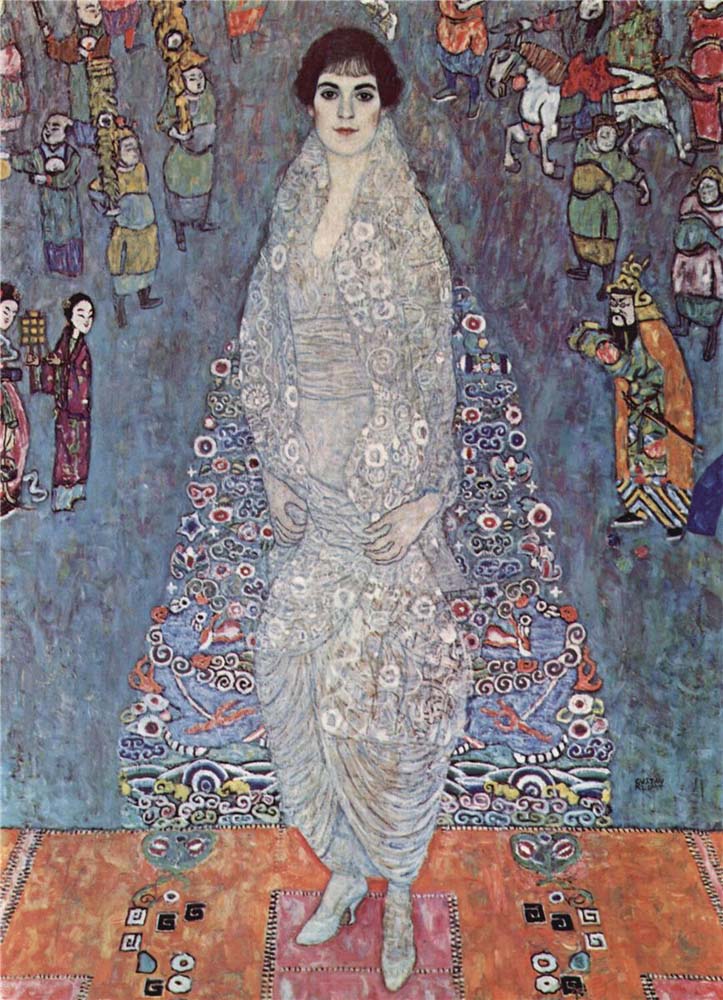 Portrait of Baroness Elisabeth Bachofen-Echt - Gustav Klimt - 1914-1916, 16x12" (A3) Poster Print