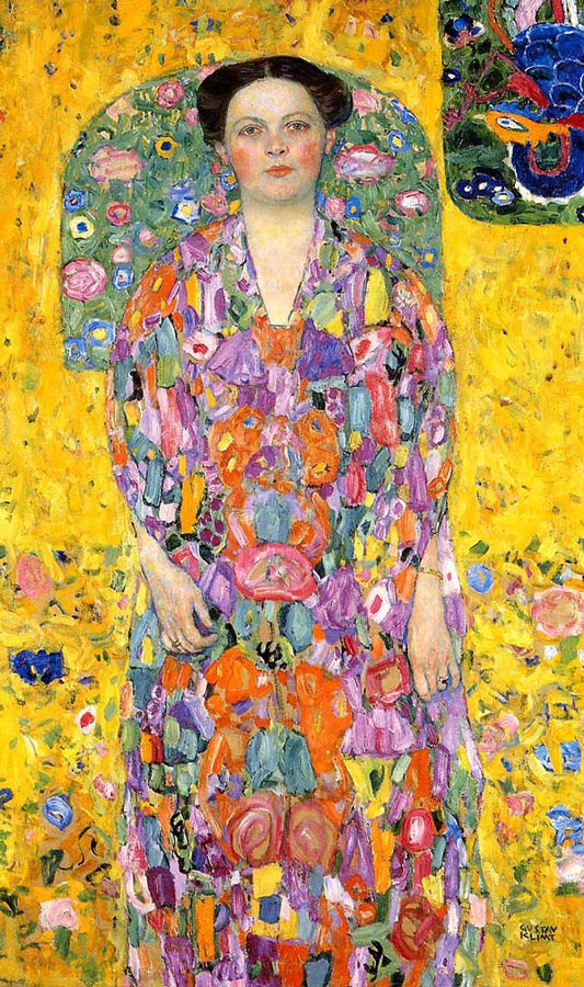 Portrait of Eugenia (Mada) Primavesi - Gustav Klimt - circa 1914, A4 Poster Print