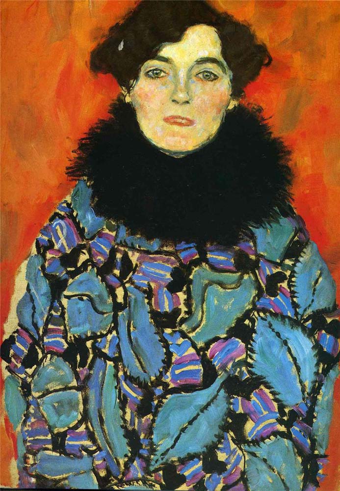 Portrait of Johanna Staude - Gustav Klimt - 1917-1918, 16x12