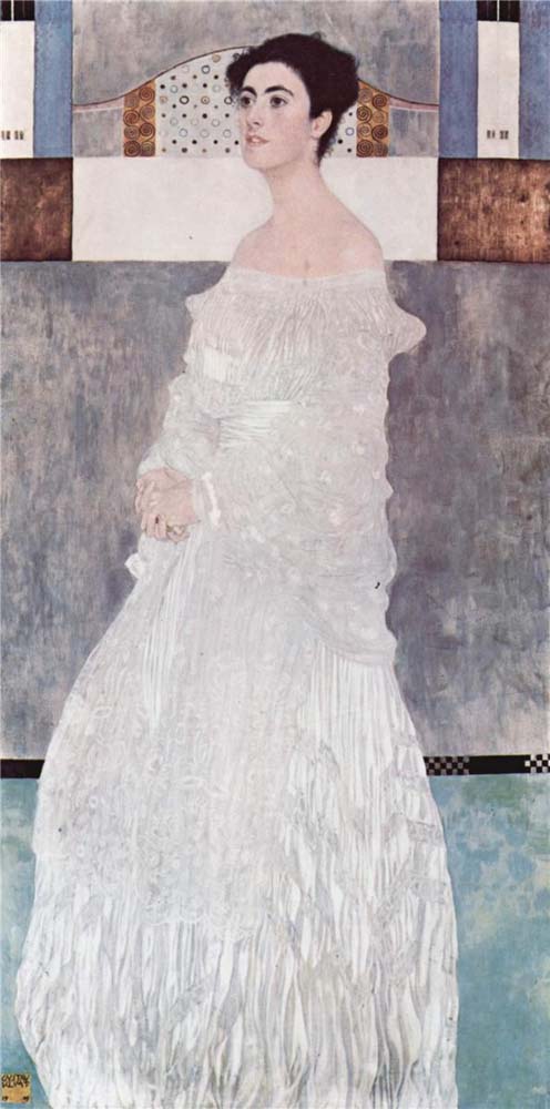 Portrait of Margaret Stonborough-Wittgenstein - Gustav Klimt - 1905, A4 Poster Print