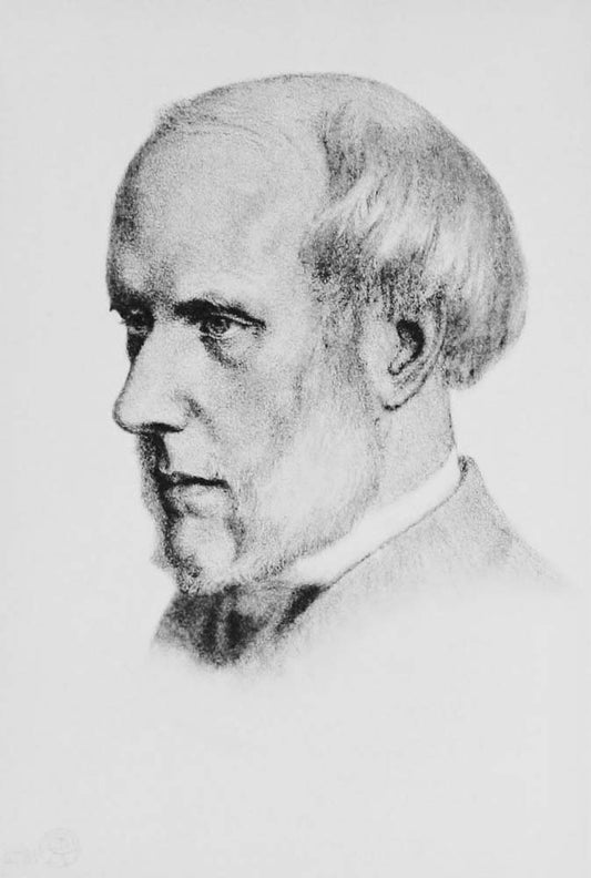Thomas Gordon Hake, 1895 or earlier by Dante Gabriel Rossetti, English Pre-Raphaelite Painter,12x8"(A4) Poster Print
