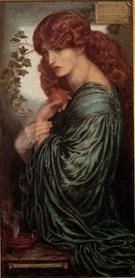 Proserpine, 1882 by Dante Gabriel Rossetti, pre-Raphaelite artist, 16x12" (A3) Poster