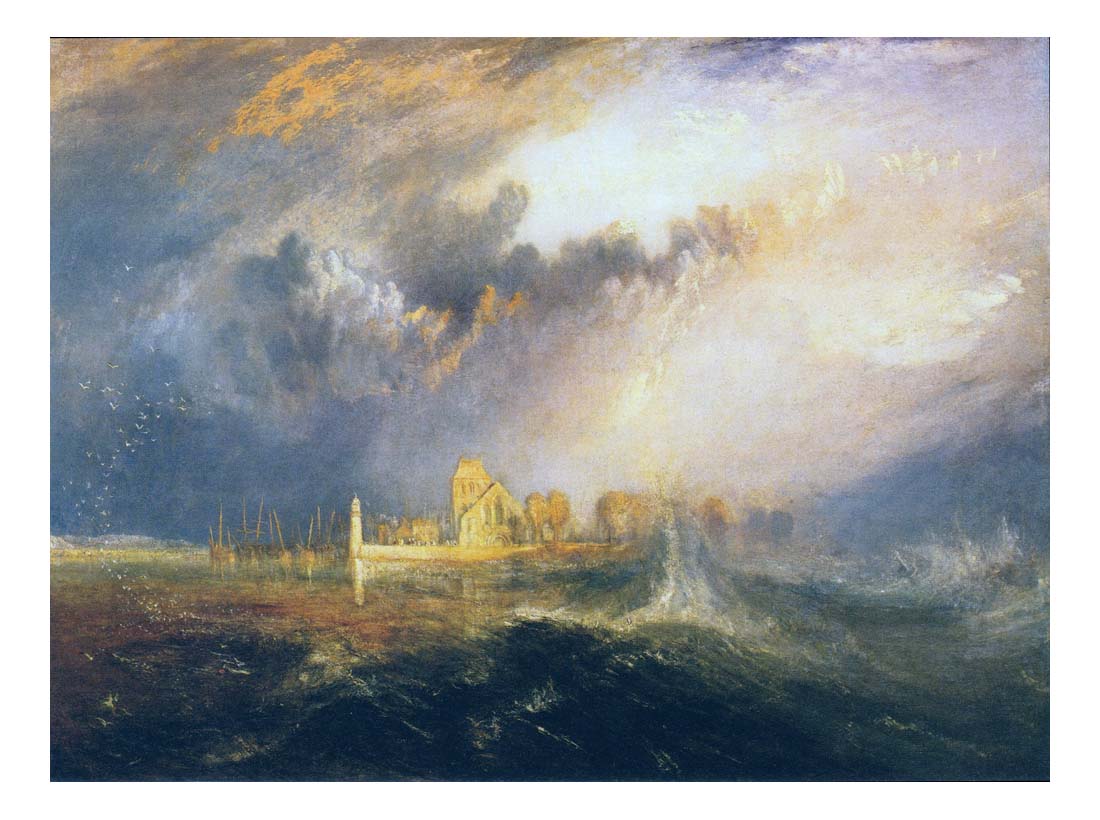 Quillebeuf, at the Mouth of Seine, 1833 by John Mallord William Turner RA