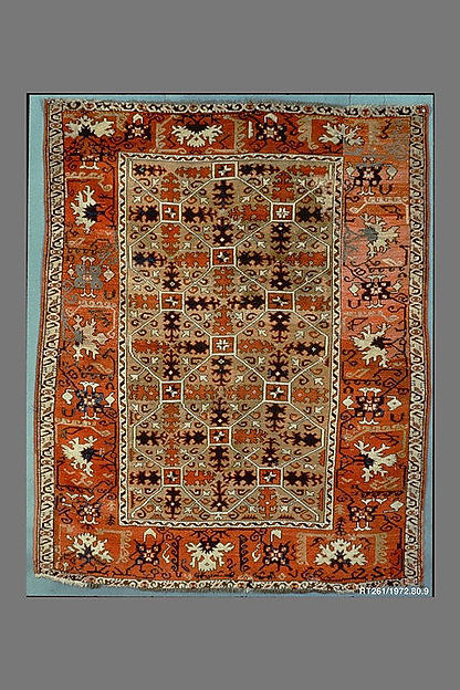:Carpet 18th–19th century-16x12"(A3) Poster