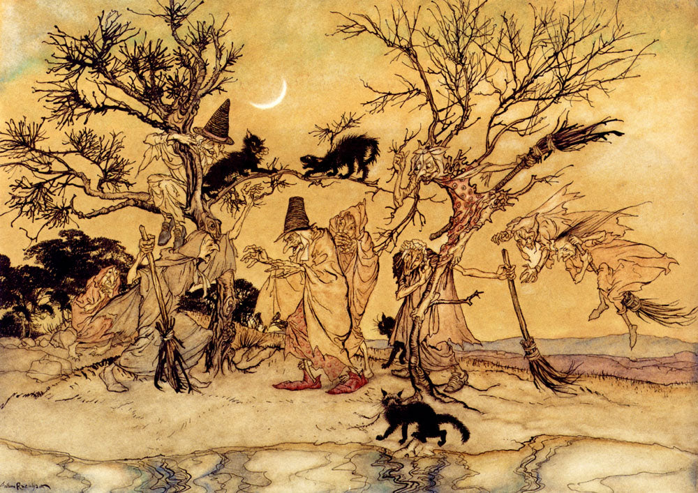 Witches' Sabbath BY Arthur Ransome (Sleepy Hollow) ,  Poster Print Wall Art