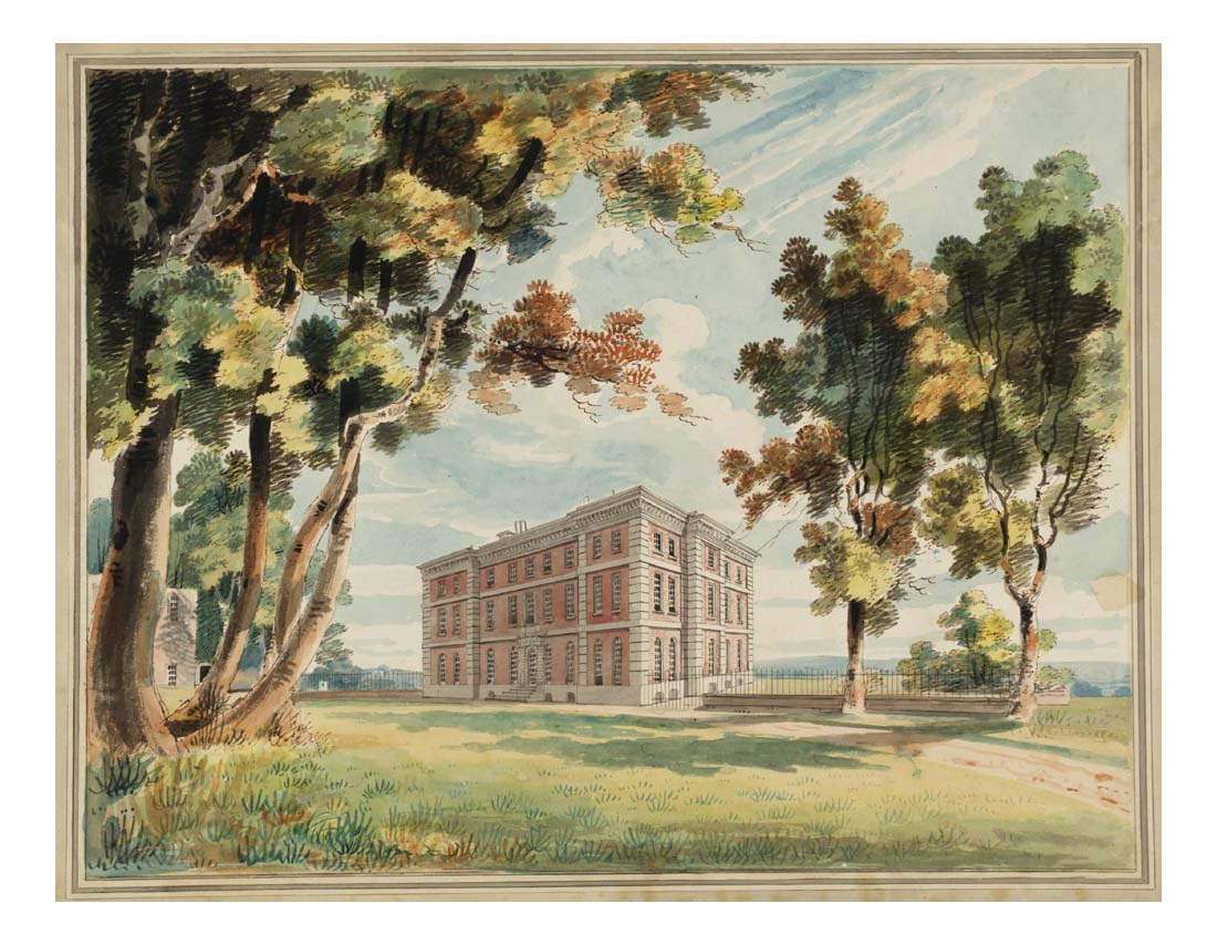 Radley Hall from the North-West, 1789 by John Mallord William Turner RA