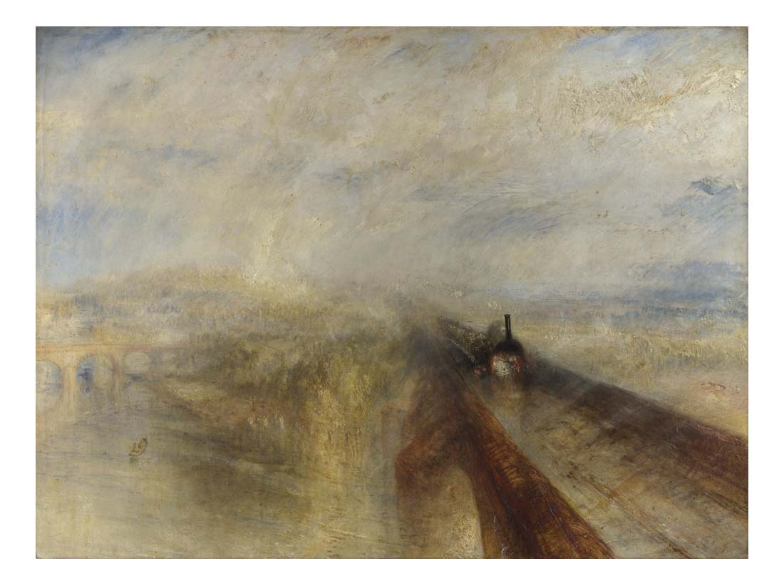 Rain, Steam, and Speed - The Great Western Railway, 1844 by John Mallord William Turner RA