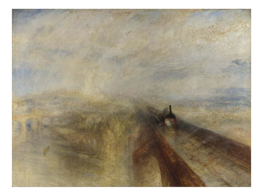 Rain, Steam, and Speed - The Great Western Railway, 1844 by John Mallord William Turner RA