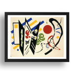 Reciprocal 1935 by Wassily Kandinsky, 17x13" Frame