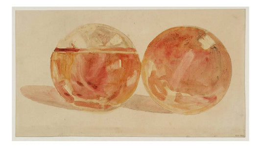 Reflections and Refractions in Two Transparent Globes, One Half-Filled with Water, 1810 by John Mallord William Turner RA