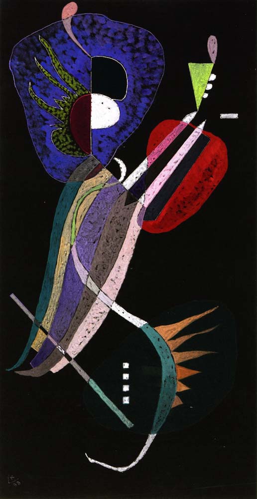 Resolution - Wassily Kandinsky -1938 by Wassily Kandinsky, 12x8"(A4) Poster Print