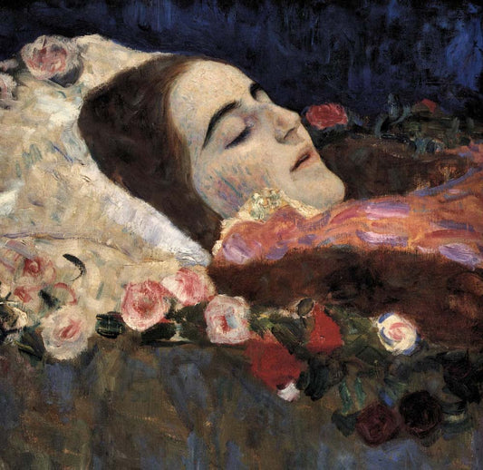 Ria Munk On Her Deathbed - Gustav Klimt - 1912, A4 Poster Print