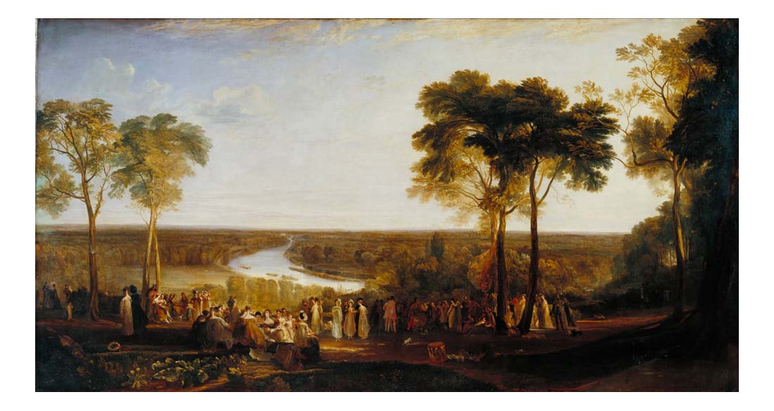 Richmond Hill, on the Prince Regent's Birthday by John Mallord William Turner RA