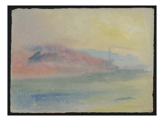 River Banks,Twilight, 1834 by John Mallord William Turner RA