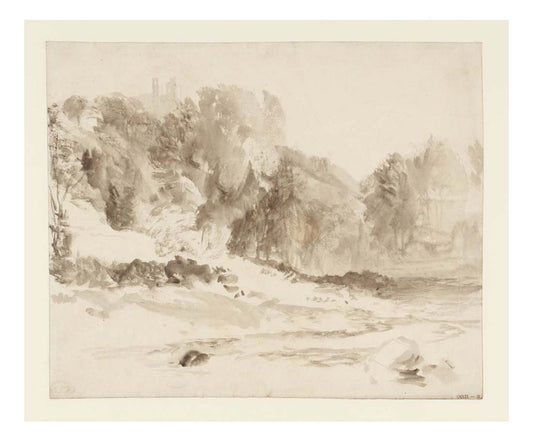 River Scene, 1822-23 by John Mallord William Turner RA