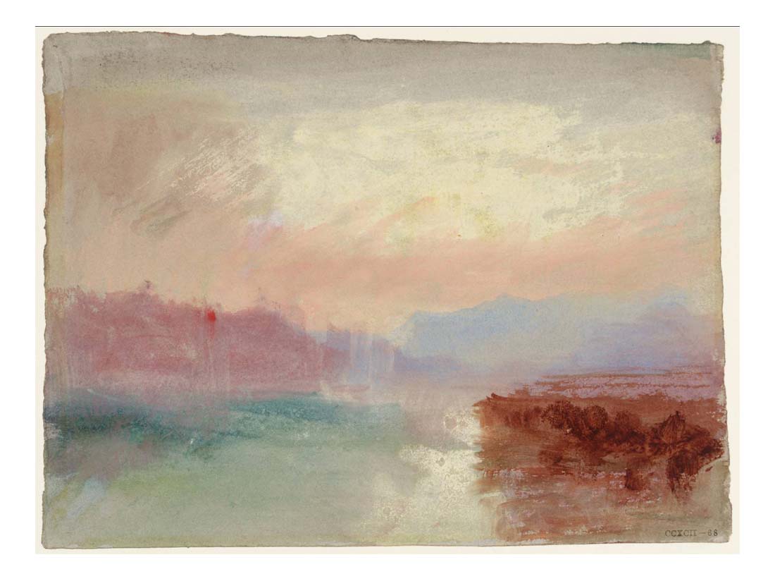 River Scene, 1834 by John Mallord William Turner RA