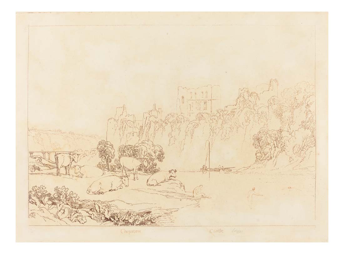 River Wye, 1812 by John Mallord William Turner RA, 12x8"(A4) Poster