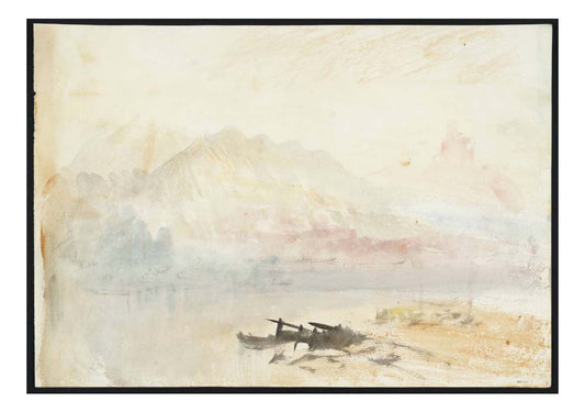 River and Hills, 1844 by John Mallord William Turner RA
