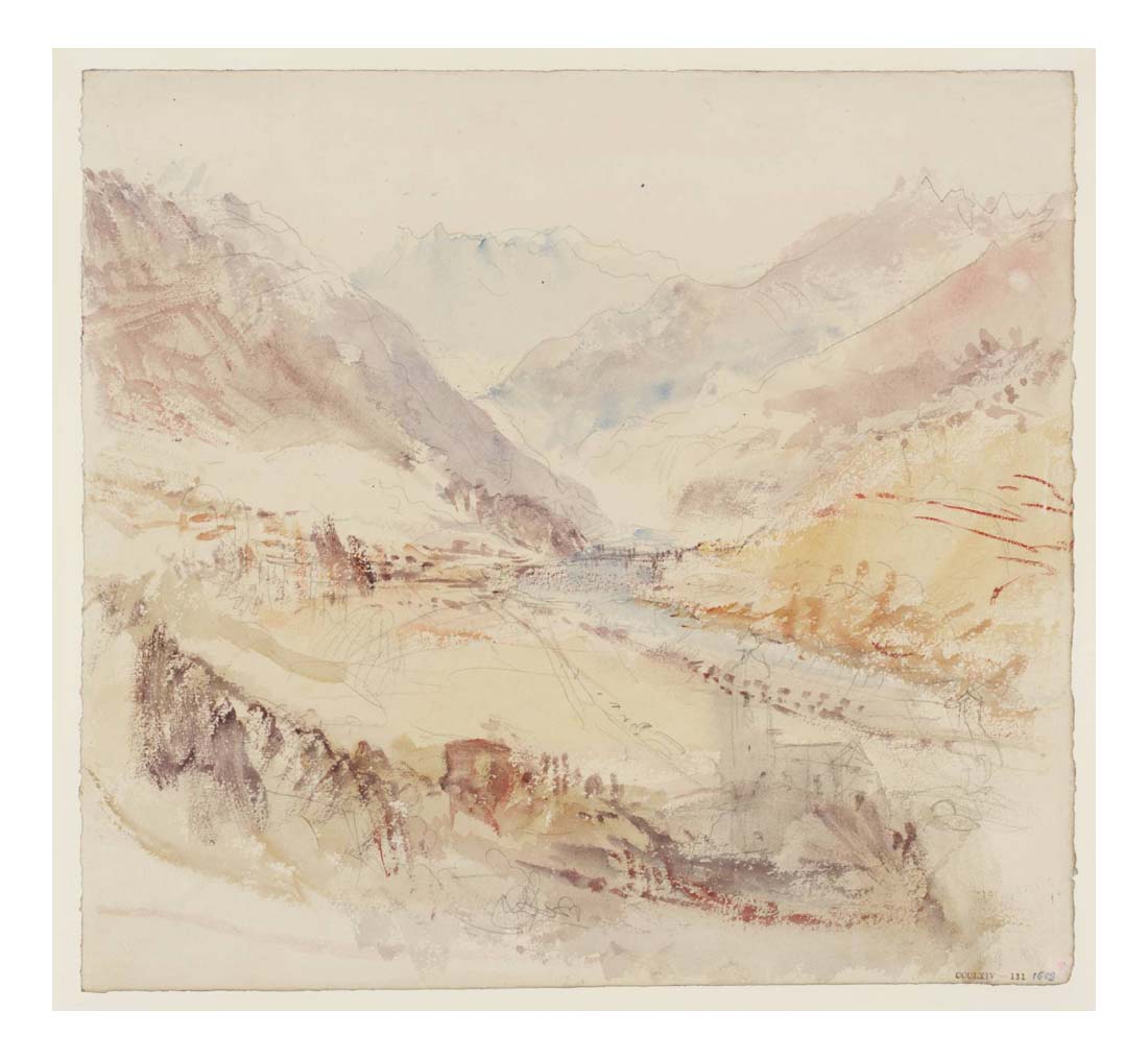 River between Mountains, 1830 by John Mallord William Turner RA