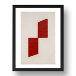 Robert Therrien: No title, modernist artwork, A3 Size Reproduction Poster Print in 17x13" Black Frame