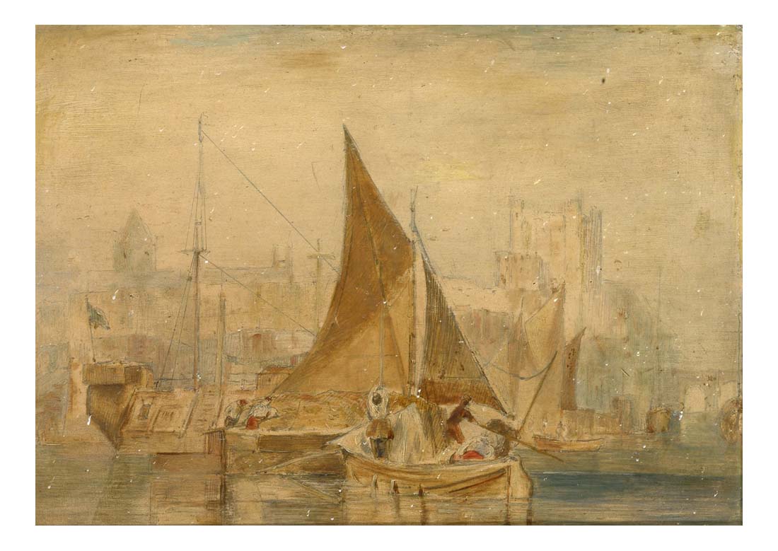 Rochester on the Medway by John Mallord William Turner RA, 12x8"(A4) Poster