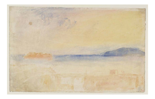 Rocks on the Coast, 1820-30 by John Mallord William Turner RA, 12x8"(A4) Poster