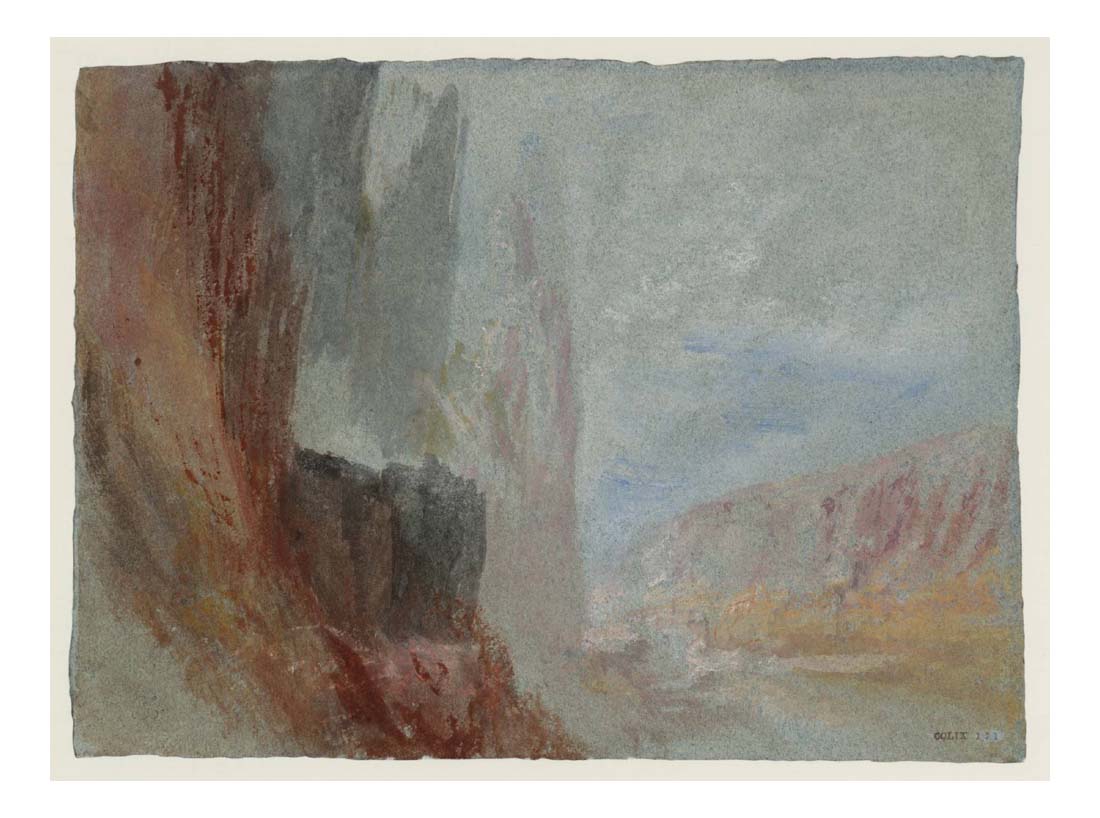 Rocks on the Meuse, 1839 by John Mallord William Turner RA