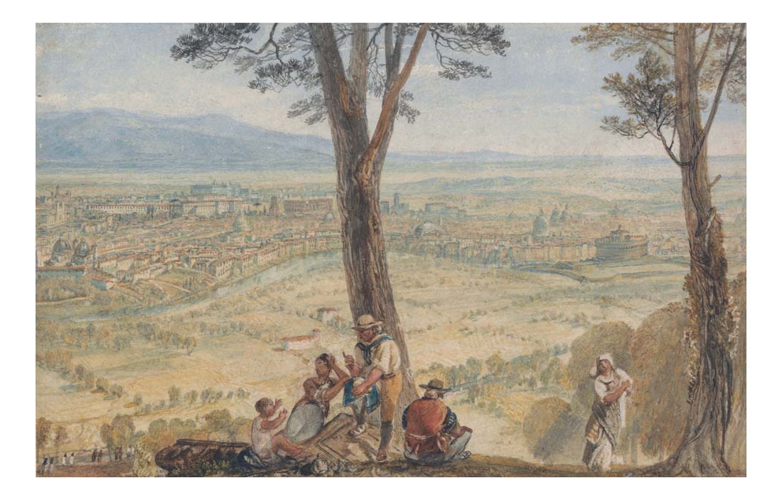 Rome from Monte Mario, 1818 by John Mallord William Turner RA