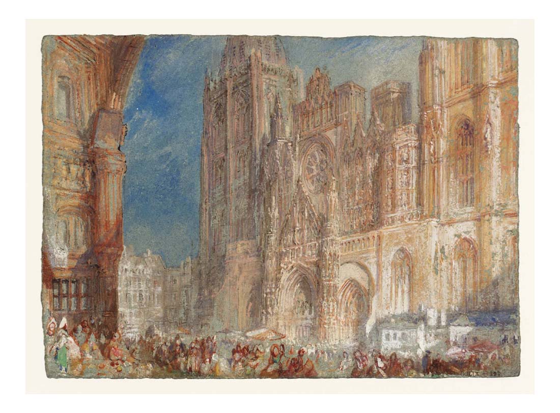Rouen Cathedral, 1832 by John Mallord William Turner RA