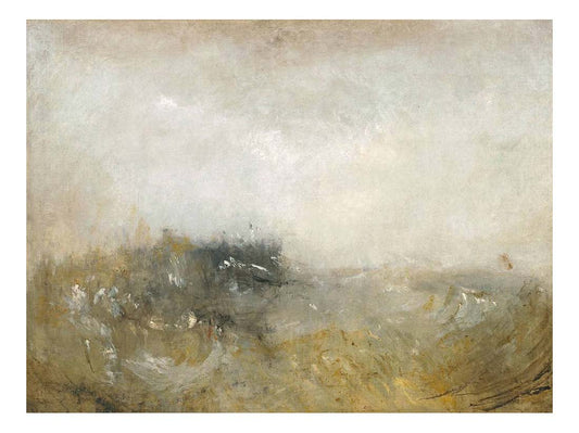 Rough Sea, 1840-45 by John Mallord William Turner RA, 12x8"(A4) Poster