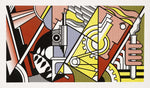 Roy Lichtenstein - Peace Through Chemistry I , vintage art, A3 (16x12")  Poster Print 