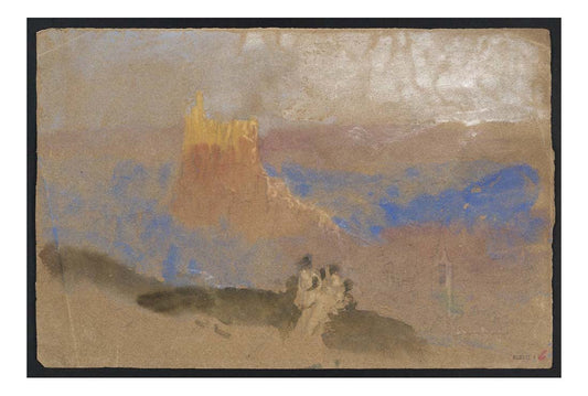 Ruined Castle on Rock, 1834 by John Mallord William Turner RA