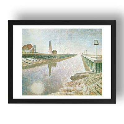 Rye Harbour by Eric Ravilious, 17x13" Frame