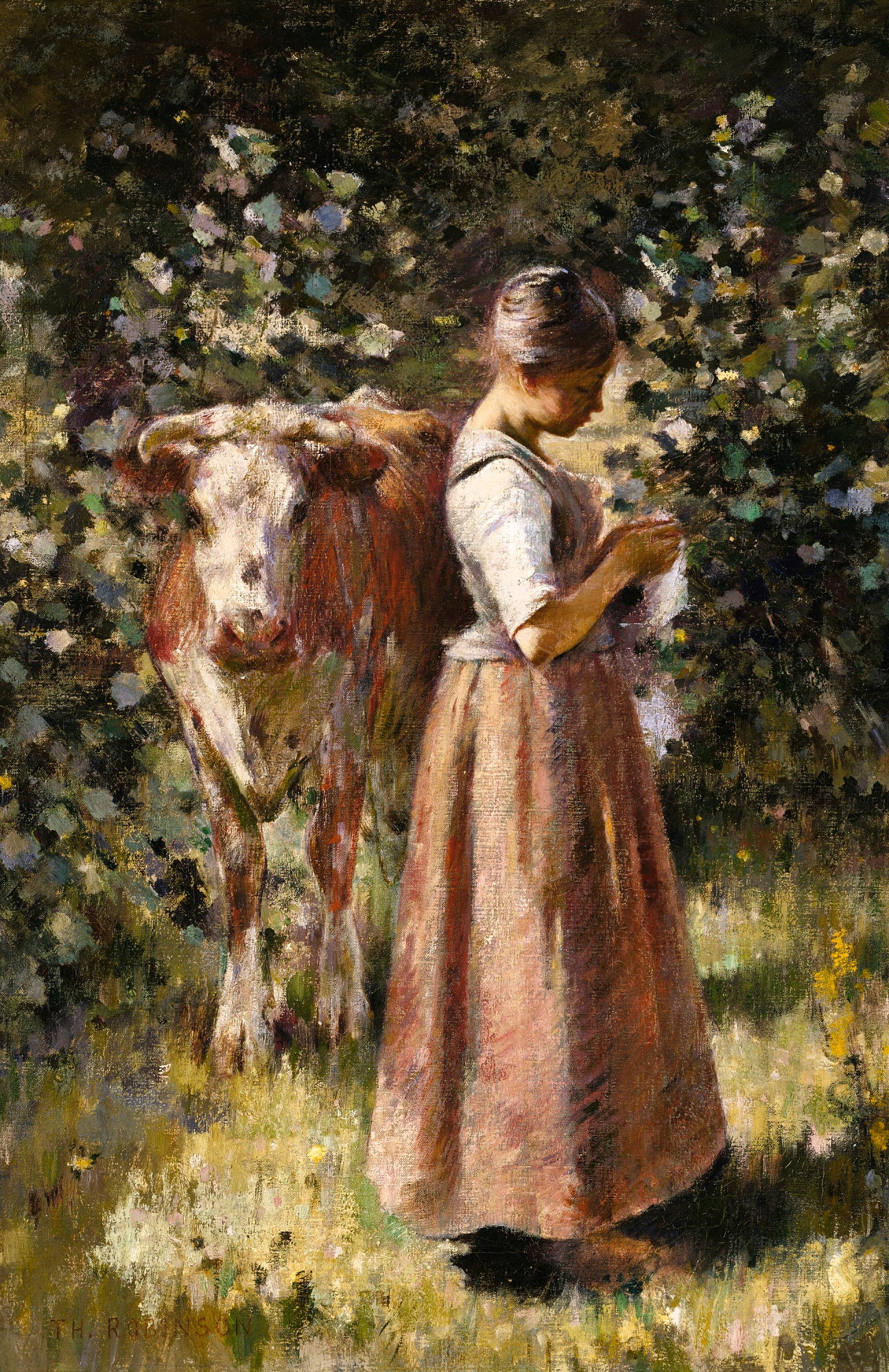 Theodore Robinson:La Vachère,16x12"(A3)Poster