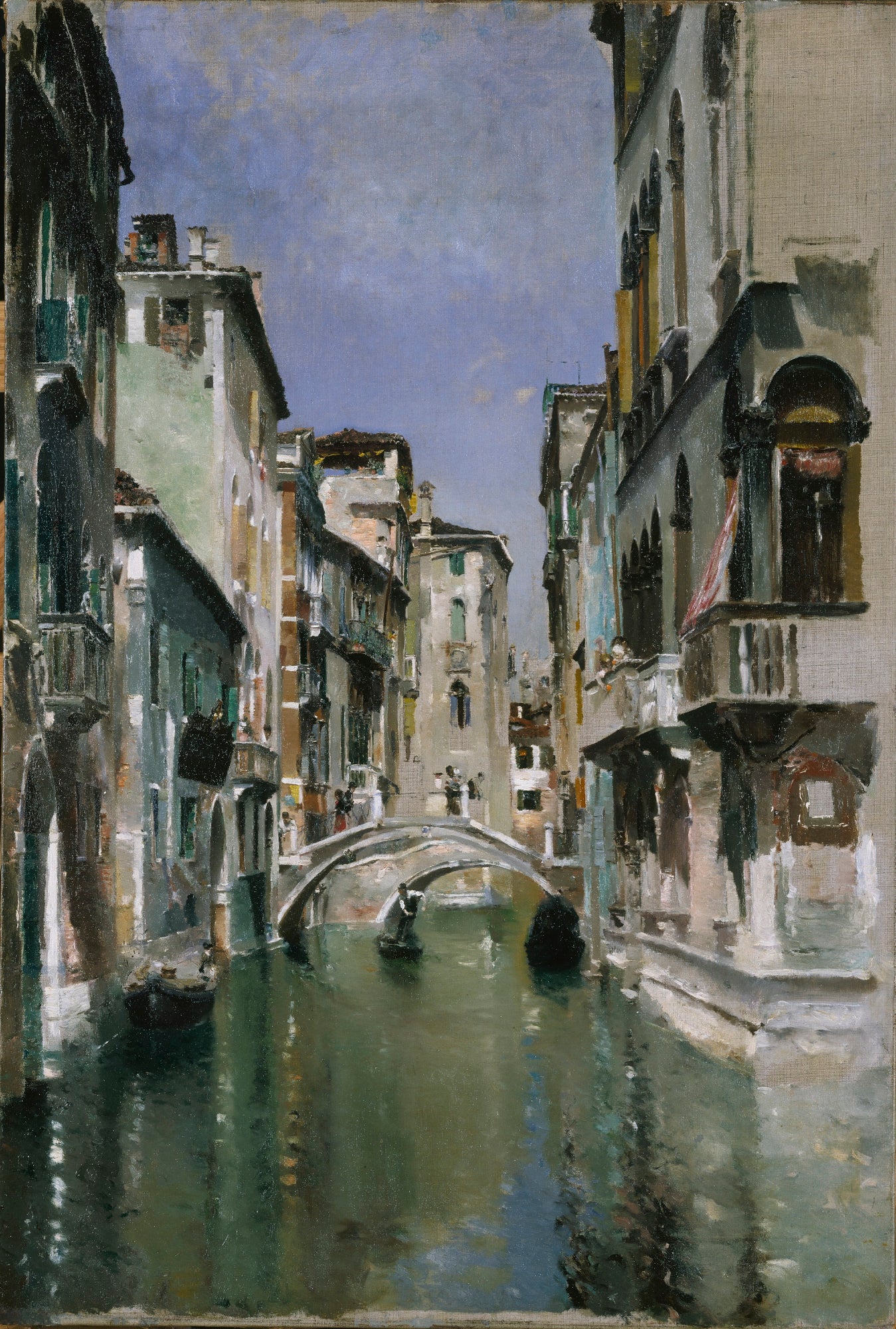 Robert Frederick Blum:Canal in Venice, San Trovaso Quarter,16x12"(A3)Poster
