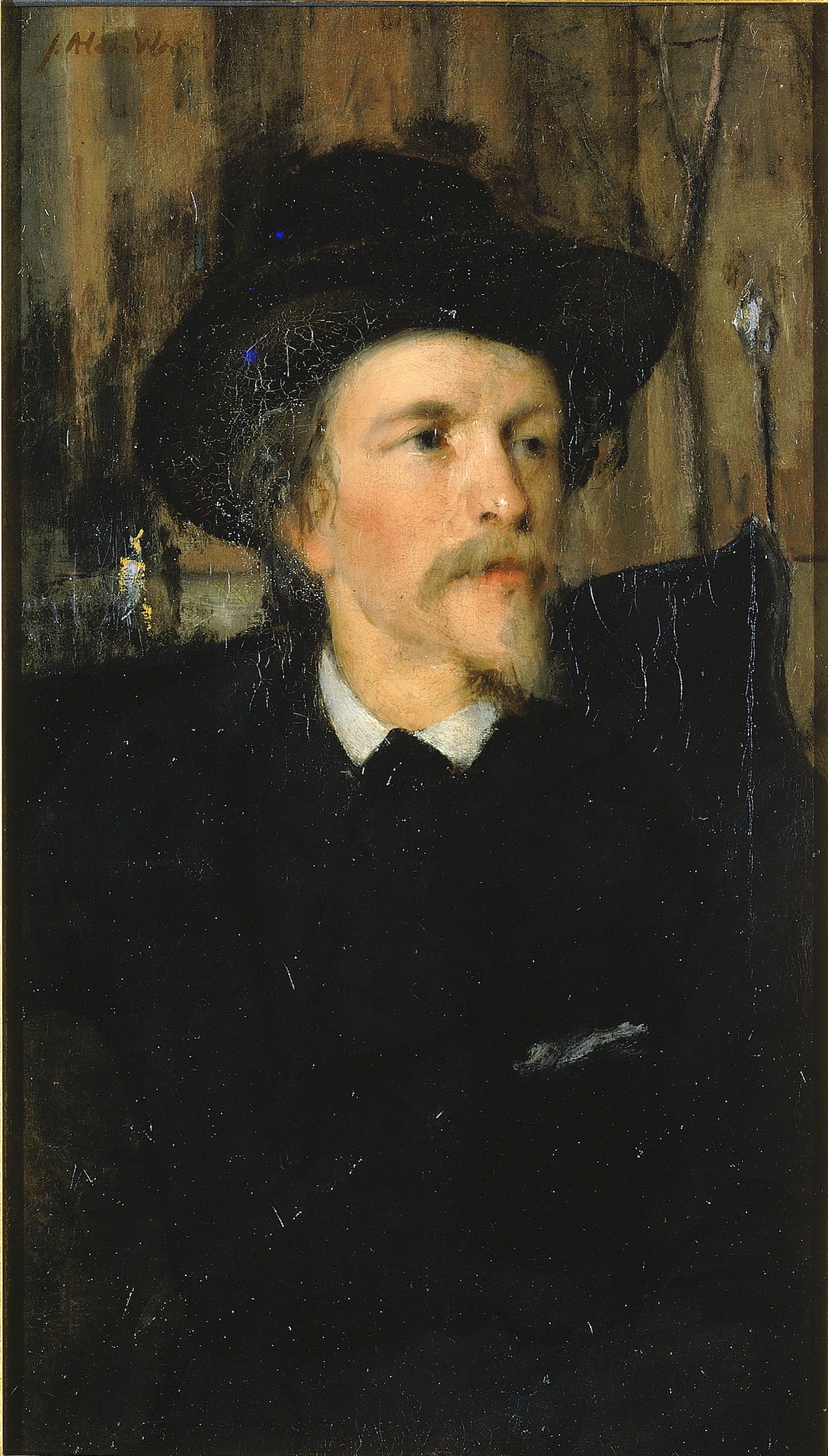 J. Alden Weir:Portrait of Wyatt Eaton,16x12"(A3)Poster