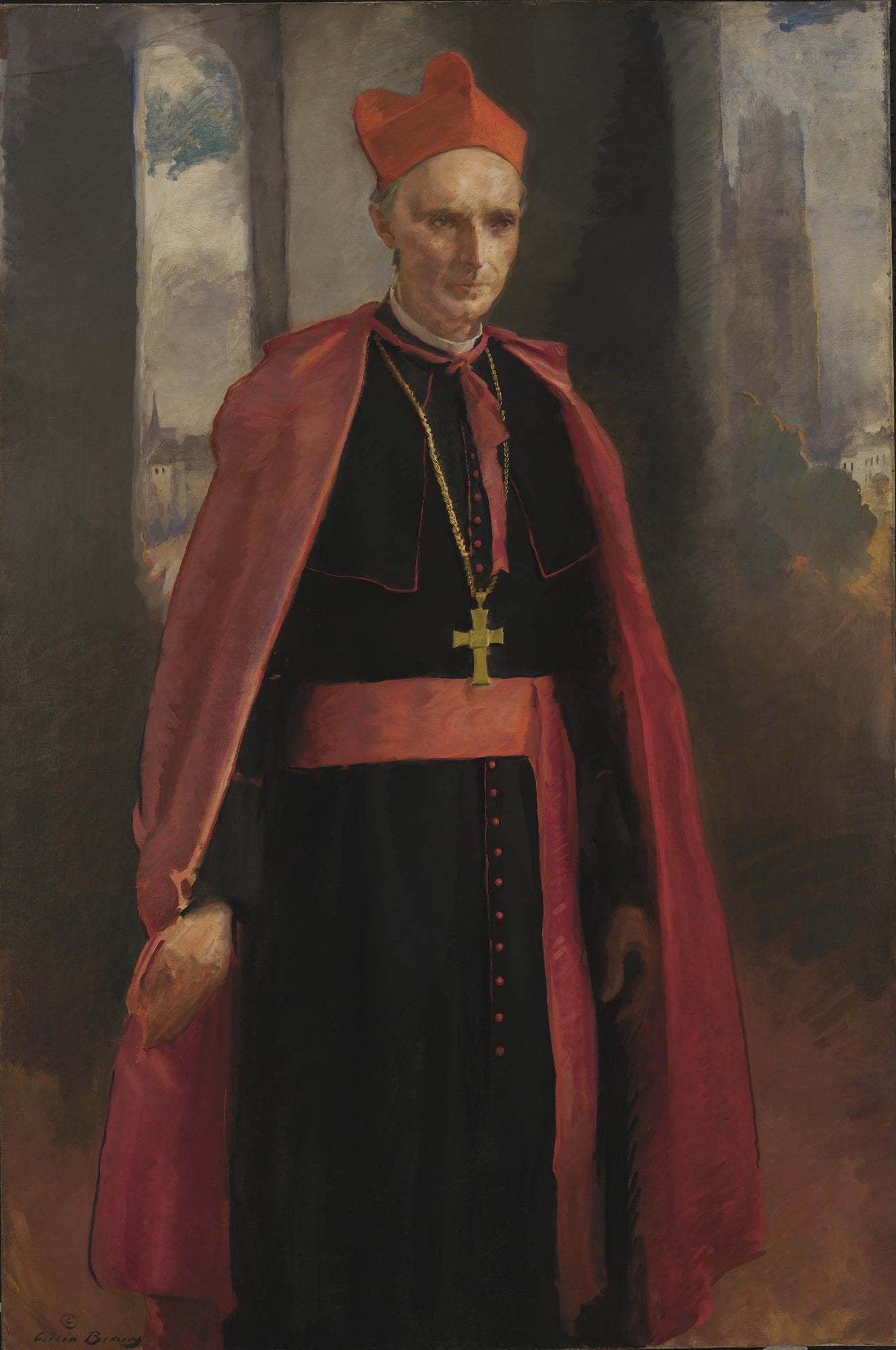 Cecilia Beaux:Cardinal Mercier,16x12"(A3)Poster