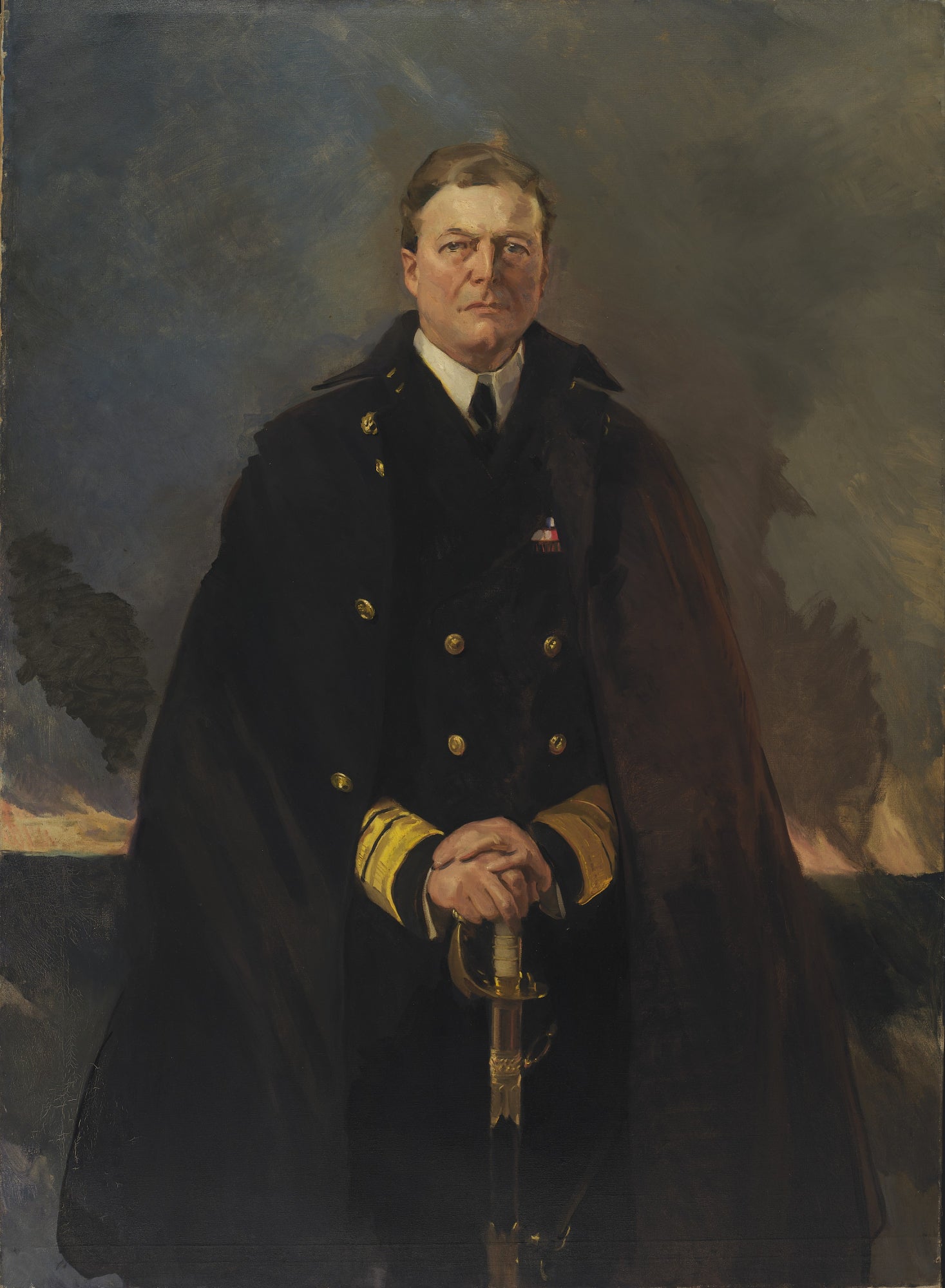 Cecilia Beaux:Admiral Sir David Beatty, Lord Beatty,16x12"(A3)Poster