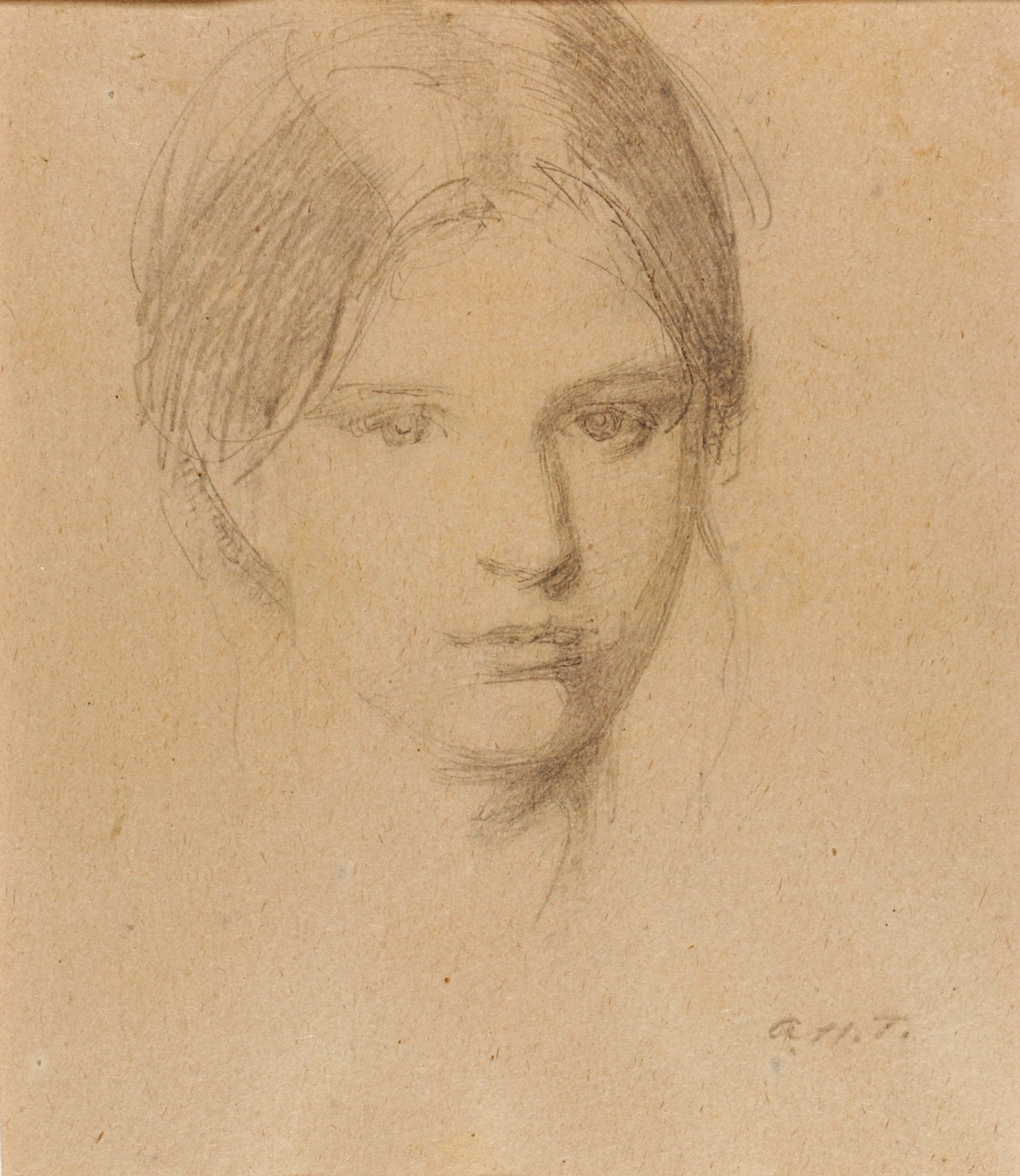 Abbott Handerson Thayer:Portrait of the Artist's Daughter, M,16x12"(A3)Poster