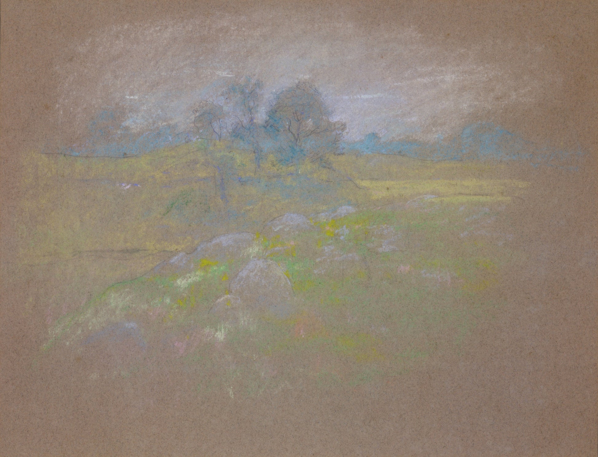 John Henry Twachtman:Chestnuts,16x12"(A3)Poster