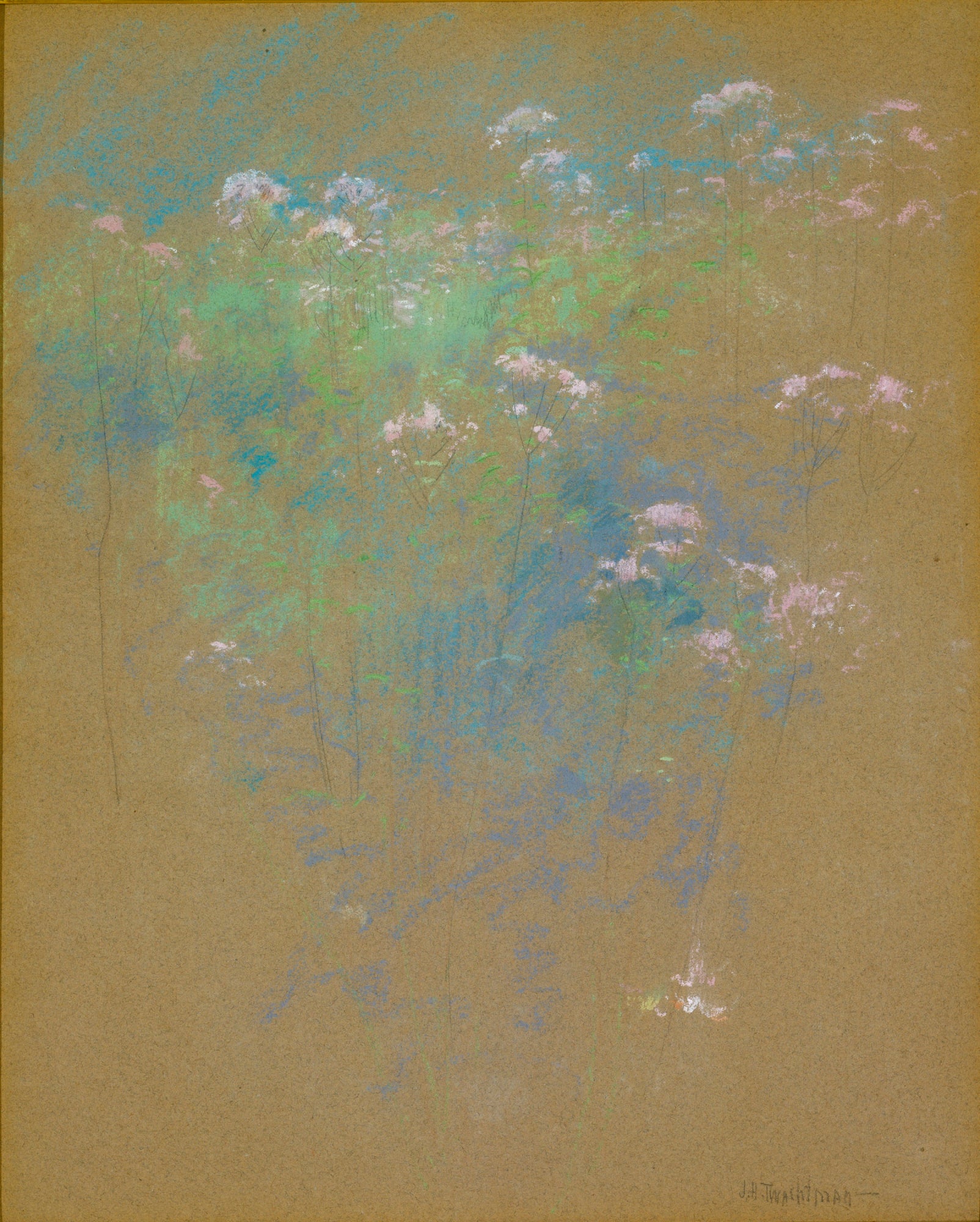 John Henry Twachtman:Flowers,16x12"(A3)Poster