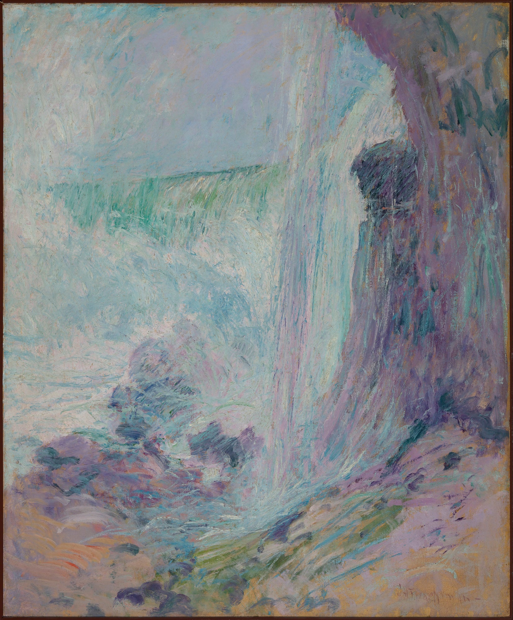 John Henry Twachtman:Niagara Falls,16x12"(A3)Poster