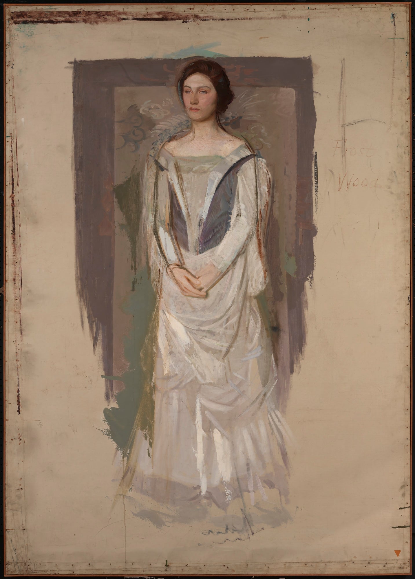 Abbott Handerson Thayer:Standing Woman,16x12"(A3)Poster